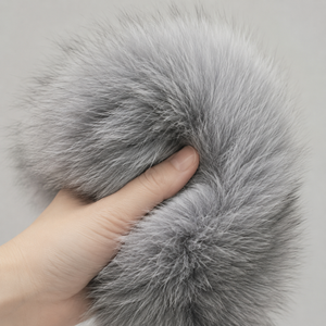 Electric Plush Tail Accessory - Silver Gray - silver gray male forest