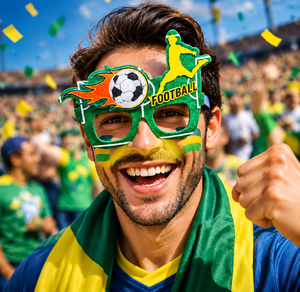 2026 Soccer Fan Photo Booth Glasses Style Or Detail View 5