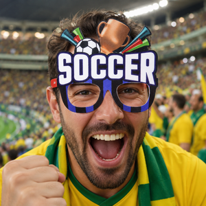 2026 Soccer Fan Photo Booth Glasses Style Or Detail View 54