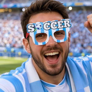 2026 Soccer Fan Photo Booth Glasses Style Or Detail View 57