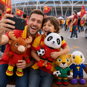 2026 Soccer Mascot Plush Doll Variant Or Scene View 10