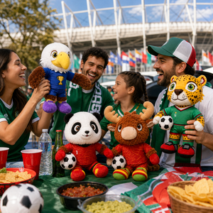 2026 Soccer Mascot Plush Doll Variant Or Scene View 13