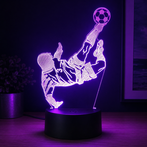 3D Soccer Player LED Night Light Variant Or Scene View 6