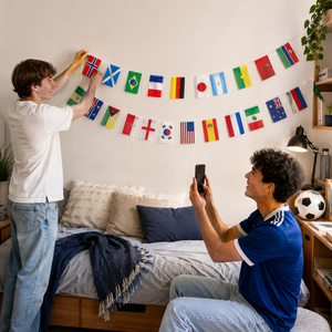 42-Piece Soccer Country Flag Garland product image 5