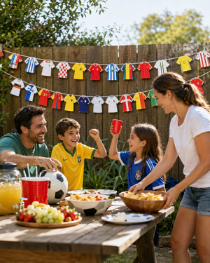 50-Piece International Soccer Flag Garland Use Scene Or Detail 4