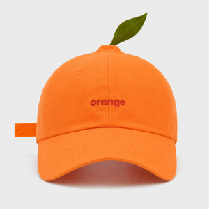 Orange Baseball Cap - Orange