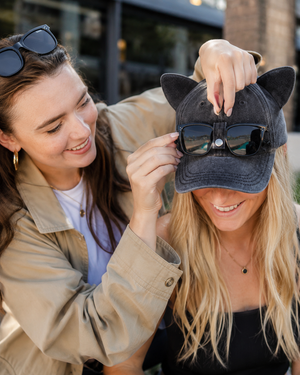 Sunglasses Cat Ear Baseball Cap - ChatGPT Image 2026年5月20日 17_25_23 (1)