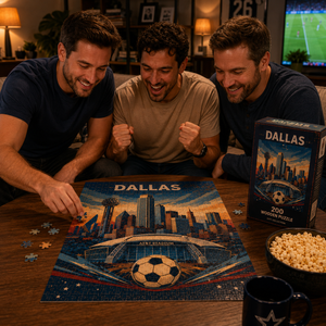 Dallas 2026 Soccer City Wooden Puzzle Use Scene Or Detail 8