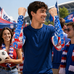 Flag Print Cooling Soccer Arm Sleeves product image 3