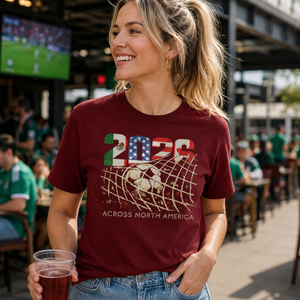 North America 2026 Soccer Fan Tee Worn Or Detail Scene 9