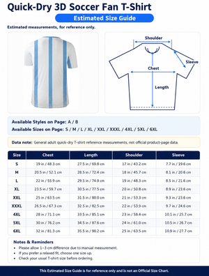 Quick-Dry 3D Soccer Fan T-Shirt product image 7
