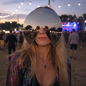 Reflective Mirror Party Mask product image 4