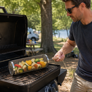 Rolling BBQ Grill Basket product image 2