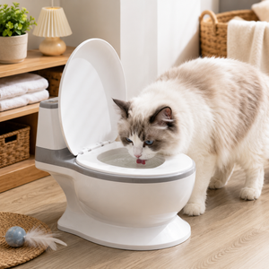 Toilet-Shaped Pet Water Bowl product image 2