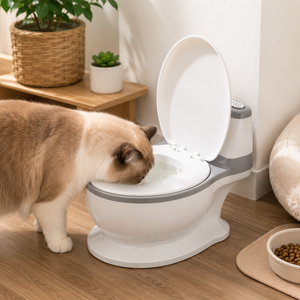 Toilet-Shaped Pet Water Bowl product image 7