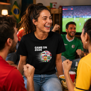 World Flags Soccer Ball Graphic Tee product image 2