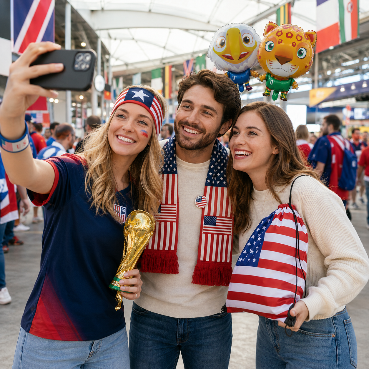 10-Piece Soccer Fan Cheer Kit product image 1