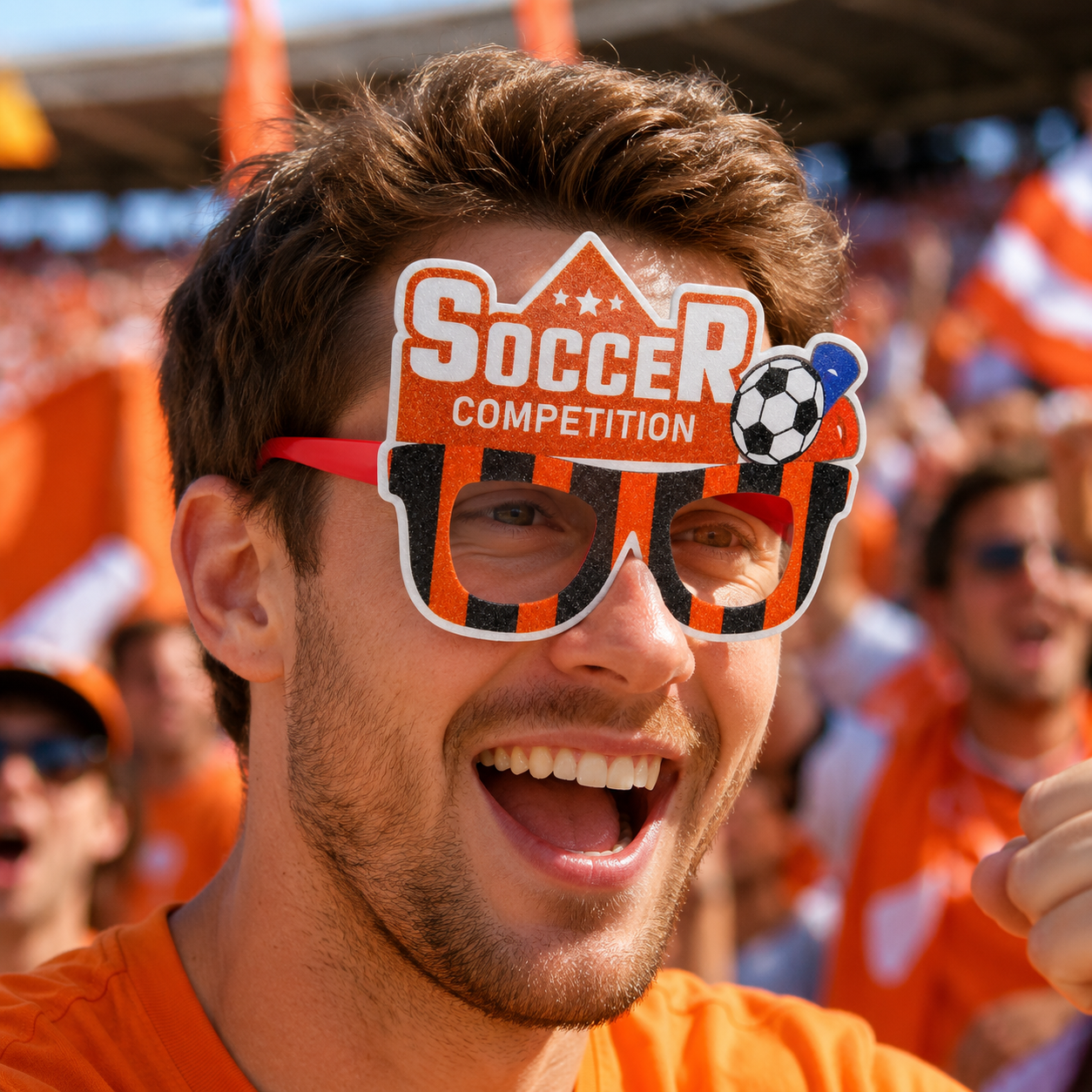 2026 Soccer Fan Photo Booth Glasses Style Or Detail View 9
