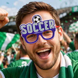 2026 Soccer Fan Photo Booth Glasses Style Or Detail View 24