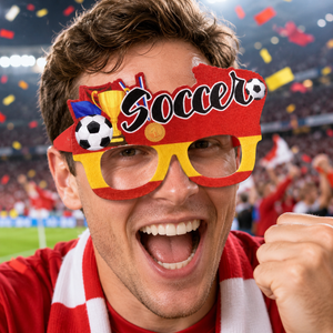 2026 Soccer Fan Photo Booth Glasses Style Or Detail View 36
