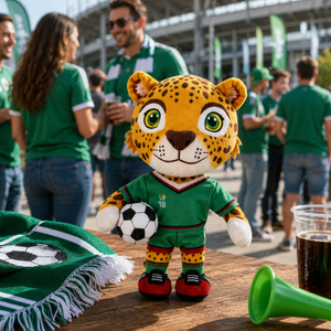 2026 Soccer Mascot Plush Doll Product Main Packshot 1