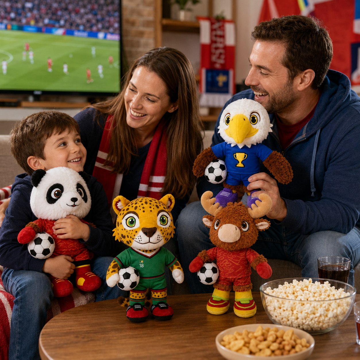 2026 Soccer Mascot Plush Doll Variant Or Scene View 9