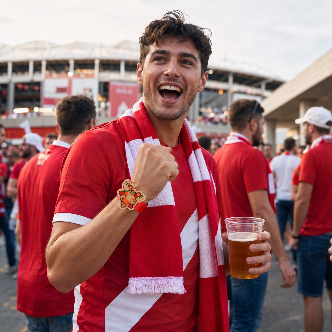 2026 Soccer Mascot Slap Bracelet product image 8