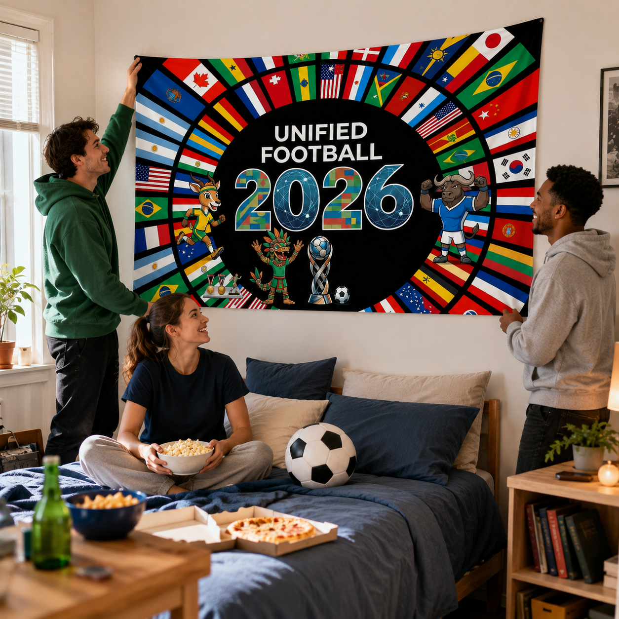 2026 Soccer Party Wall Tapestry product image 6
