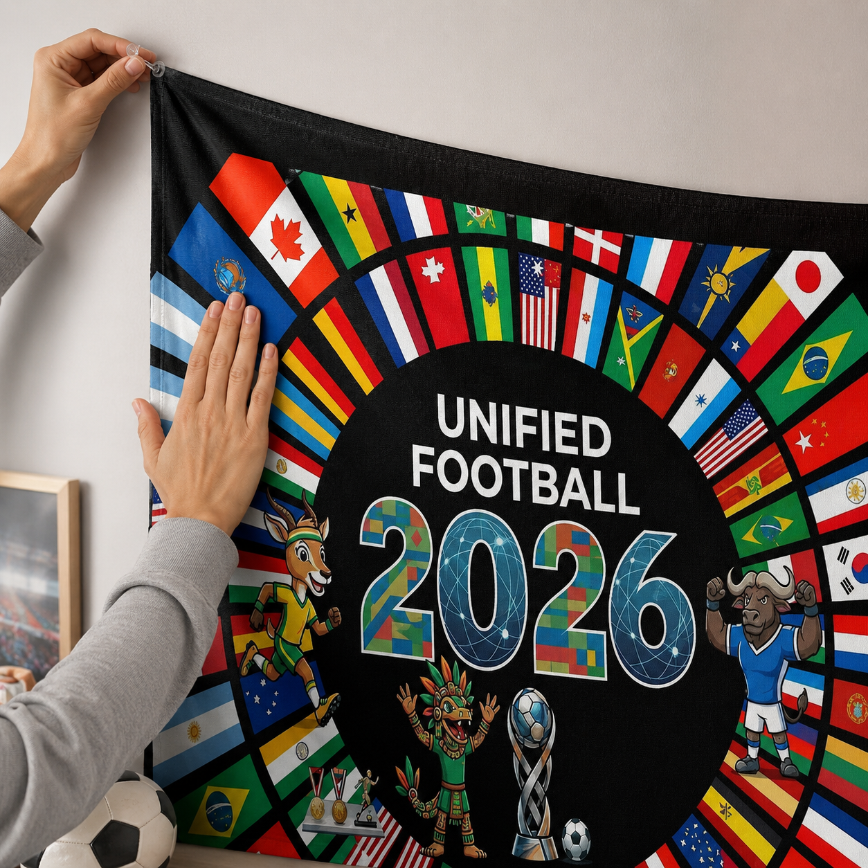 2026 Soccer Party Wall Tapestry product image 8