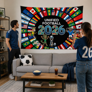 2026 Soccer Party Wall Tapestry product image 9