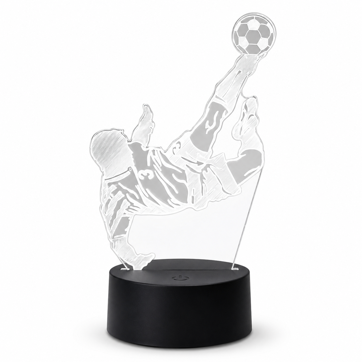 3D Soccer Player LED Night Light Product Main Packshot 1