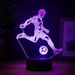 3D Soccer Player LED Night Light Variant Or Scene View 4