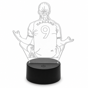 3D Soccer Player LED Night Light Variant Or Scene View 7