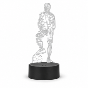 3D Soccer Player LED Night Light Variant Or Scene View 9