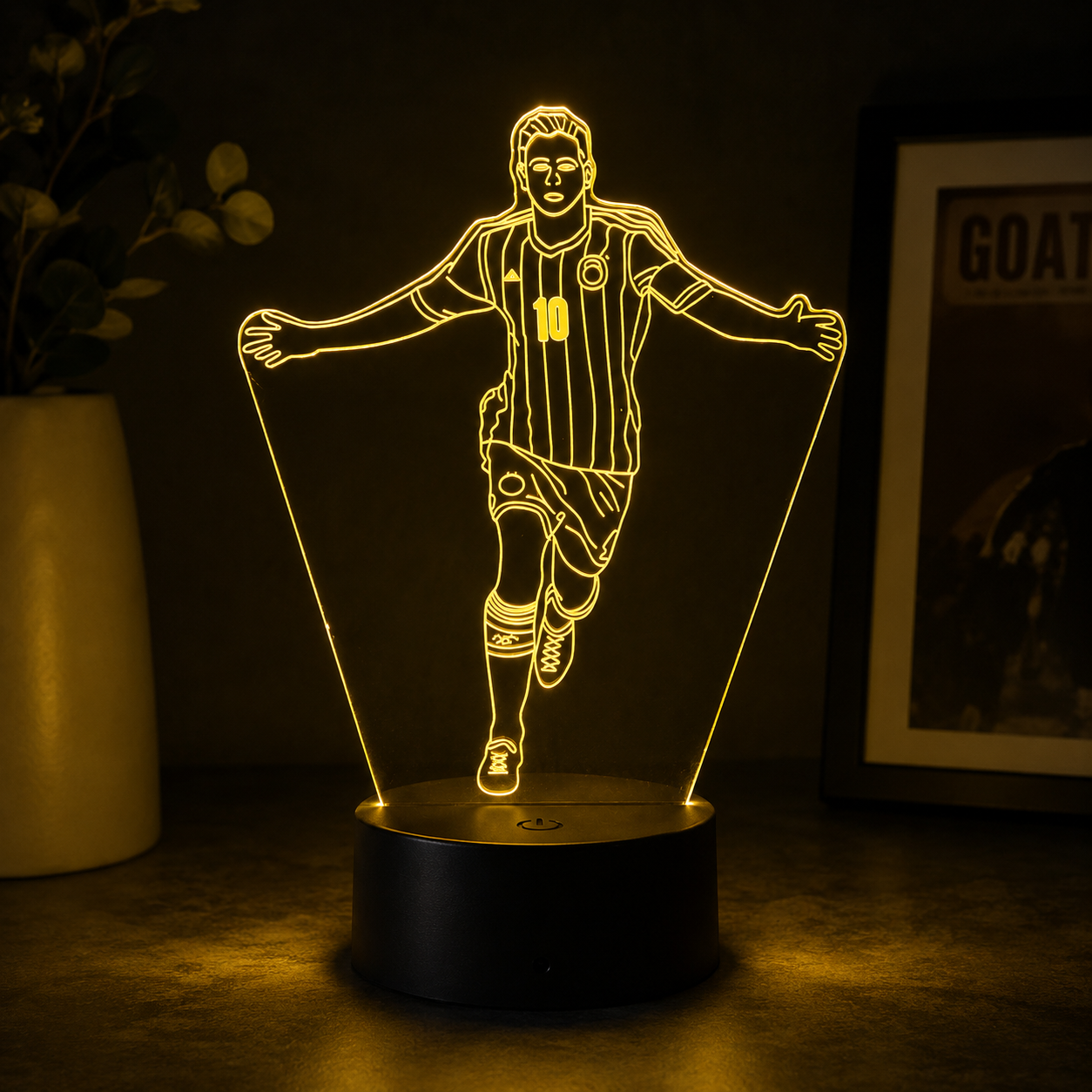 3D Soccer Player LED Night Light Variant Or Scene View 14
