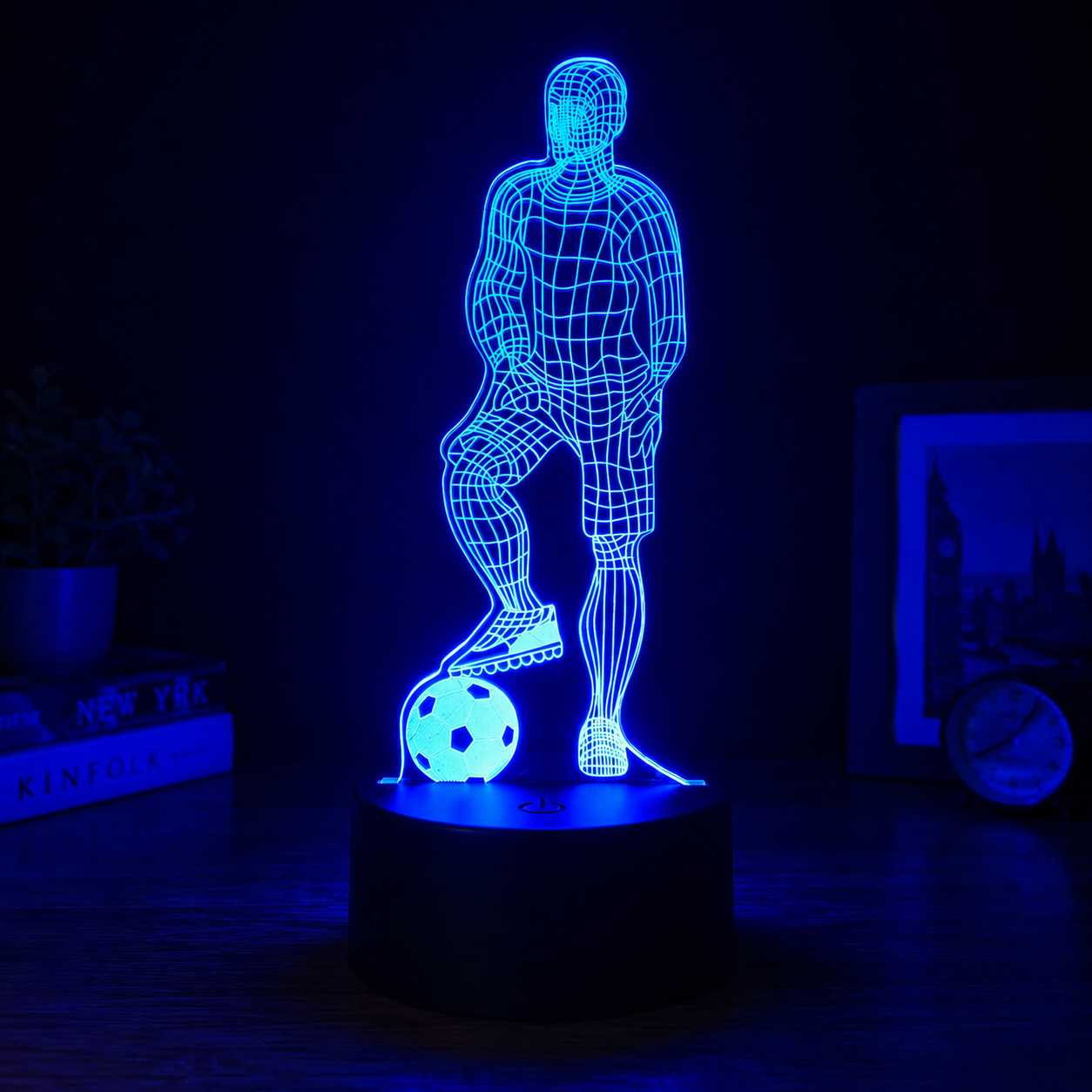 3D Soccer Player LED Night Light Variant Or Scene View 16