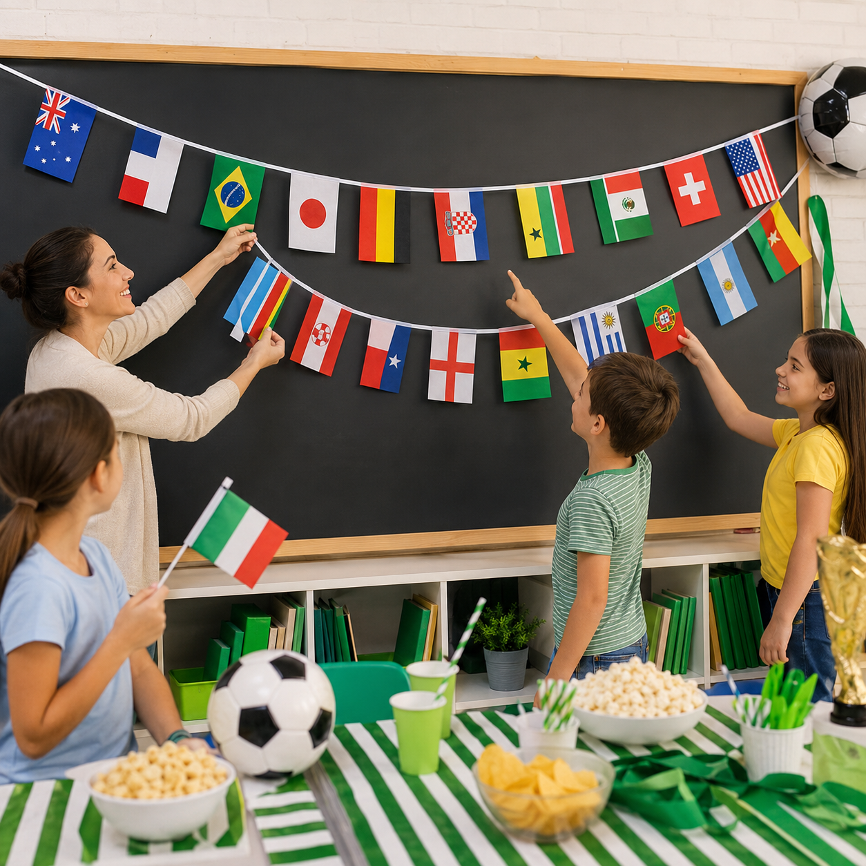 42-Piece Soccer Country Flag Garland product image 6