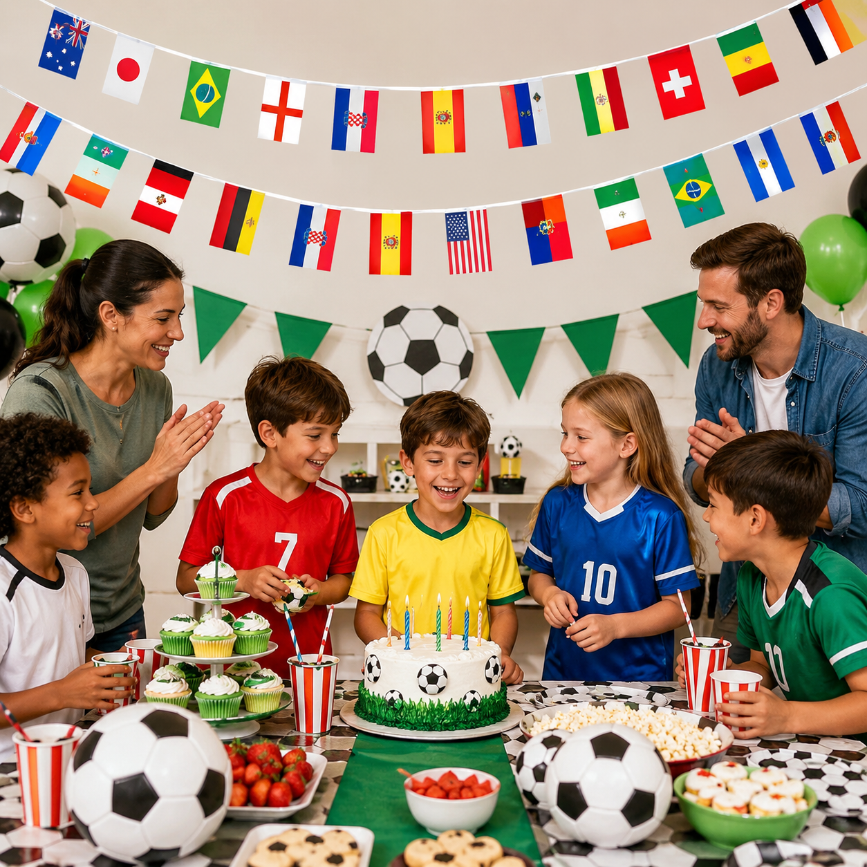 42-Piece Soccer Country Flag Garland product image 8