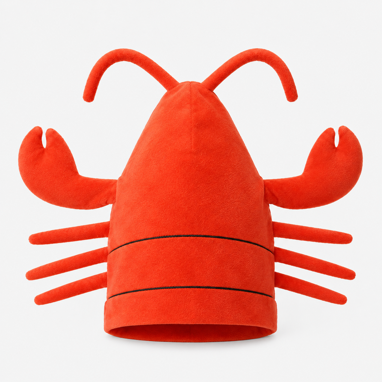 Lobster Novelty Hat - Red Orange
