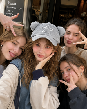 Bear Ear Baseball Cap - ChatGPT Image 2026年5月20日 15_18_15