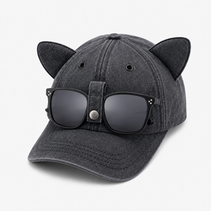Sunglasses Cat Ear Baseball Cap - ChatGPT Image 2026年5月20日 17_21_35 (3)