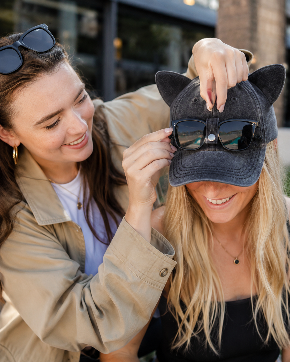 Sunglasses Cat Ear Baseball Cap - ChatGPT Image 2026年5月20日 17_25_23 (1)