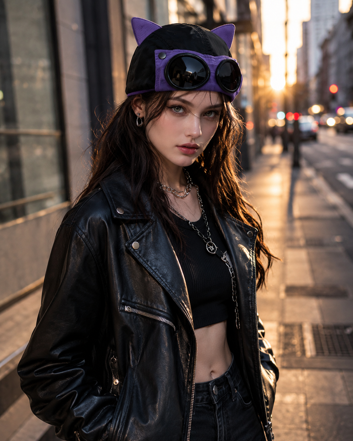 Black Purple Reversible Sunglasses Cap - ChatGPT Image 2026年5月20日 18_16_51 (5)