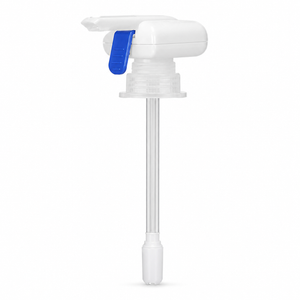 White manual drink dispenser pump