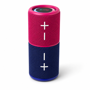Red and blue magnetic split bluetooth speaker