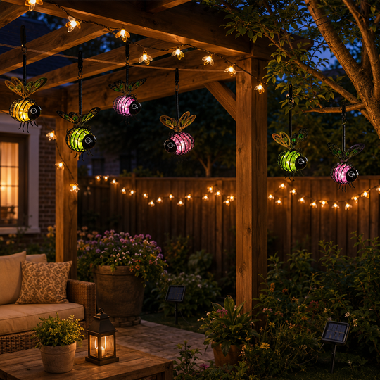 Solar Bee StringSolar Bee String & Hanging Garden Light Bundle