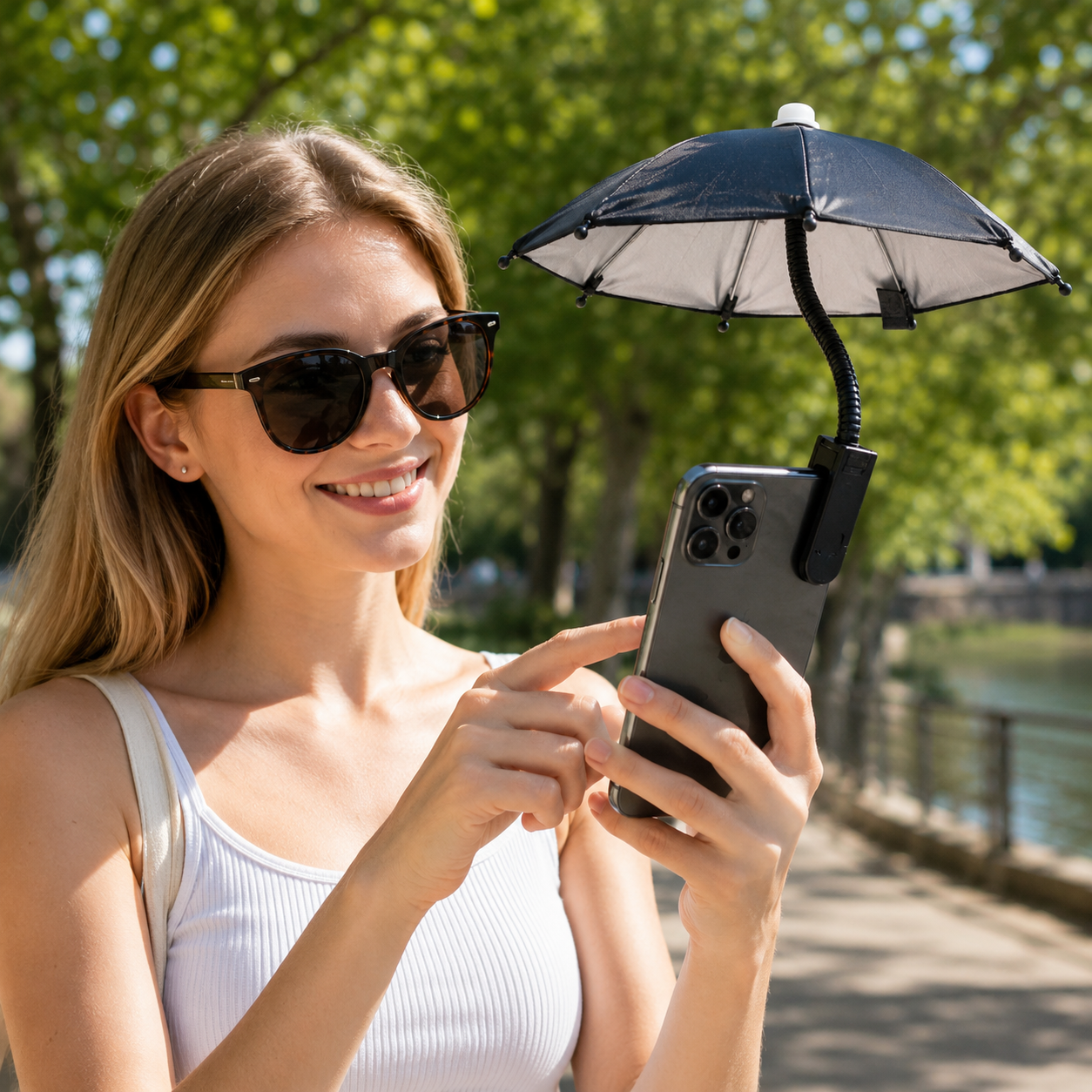 Clip-On Phone Sun Shade product image 5