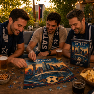 Dallas 2026 Soccer City Wooden Puzzle Use Scene Or Detail 5