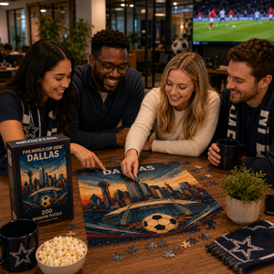 Dallas 2026 Soccer City Wooden Puzzle Use Scene Or Detail 6