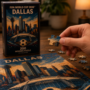 Dallas 2026 Soccer City Wooden Puzzle Use Scene Or Detail 7